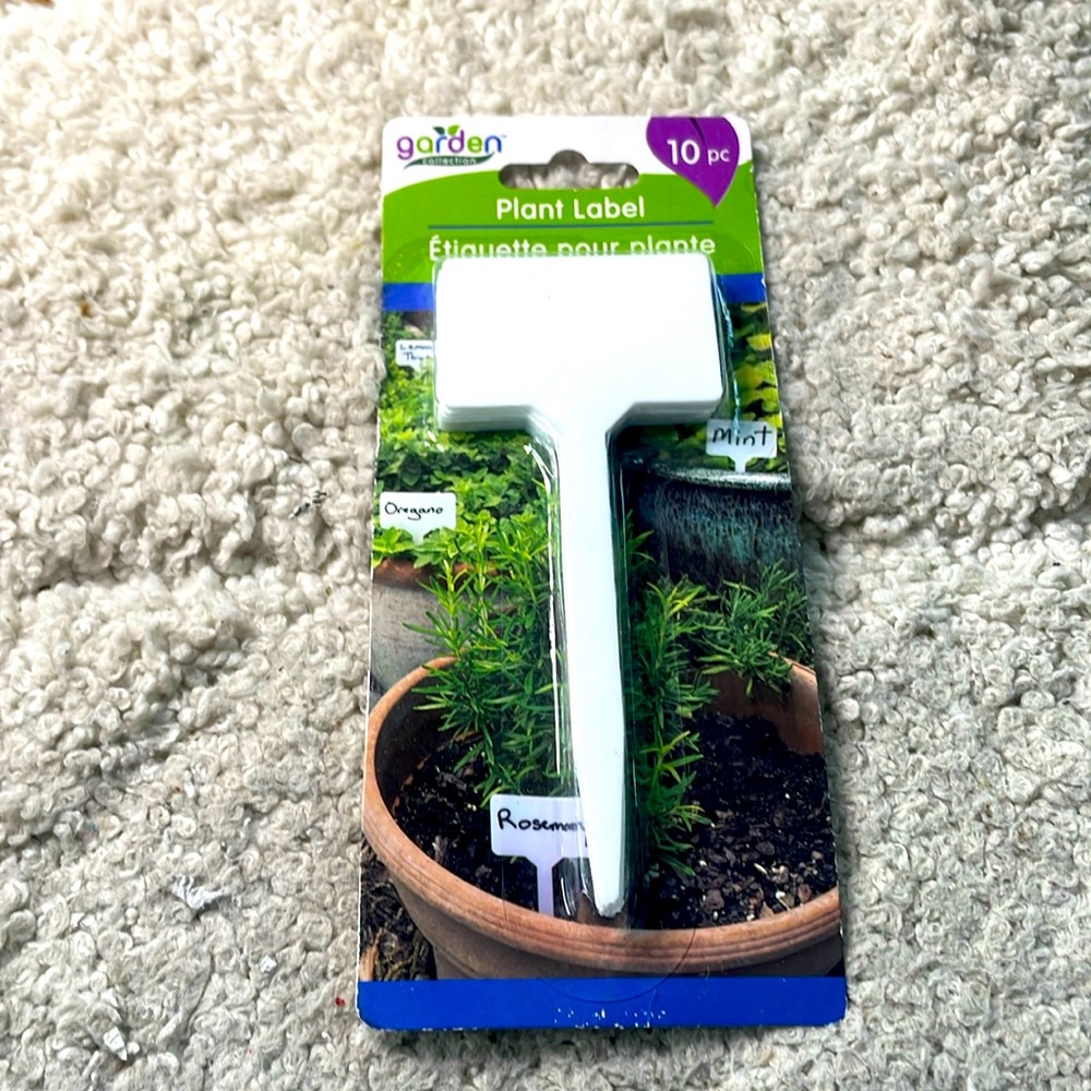 🍒 5 for 15 🍒 Plant Labels pack of 10 Gardening 5” plastic